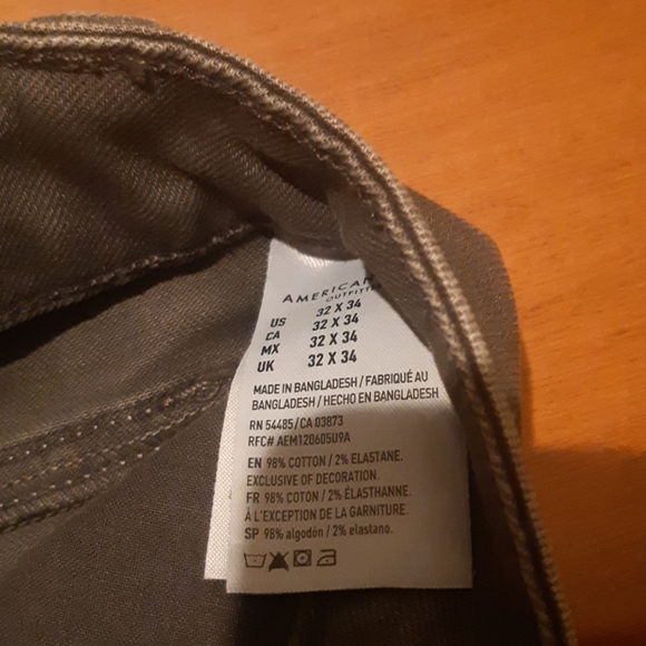 American Eagle Green/Gray Nextlevel Flex Jean - Picture 3 of 4